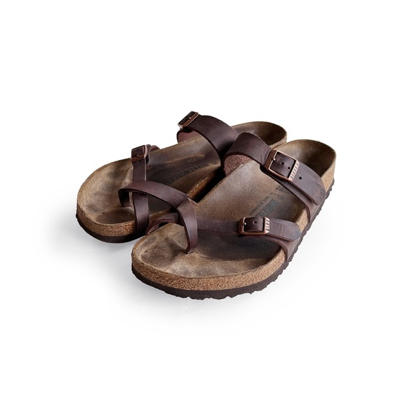 Birkenstock Mayari Oiled Leather Sandals – Habana - Picture 1 of 5